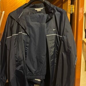 Nike Men's Navy Blue Windbreaker set